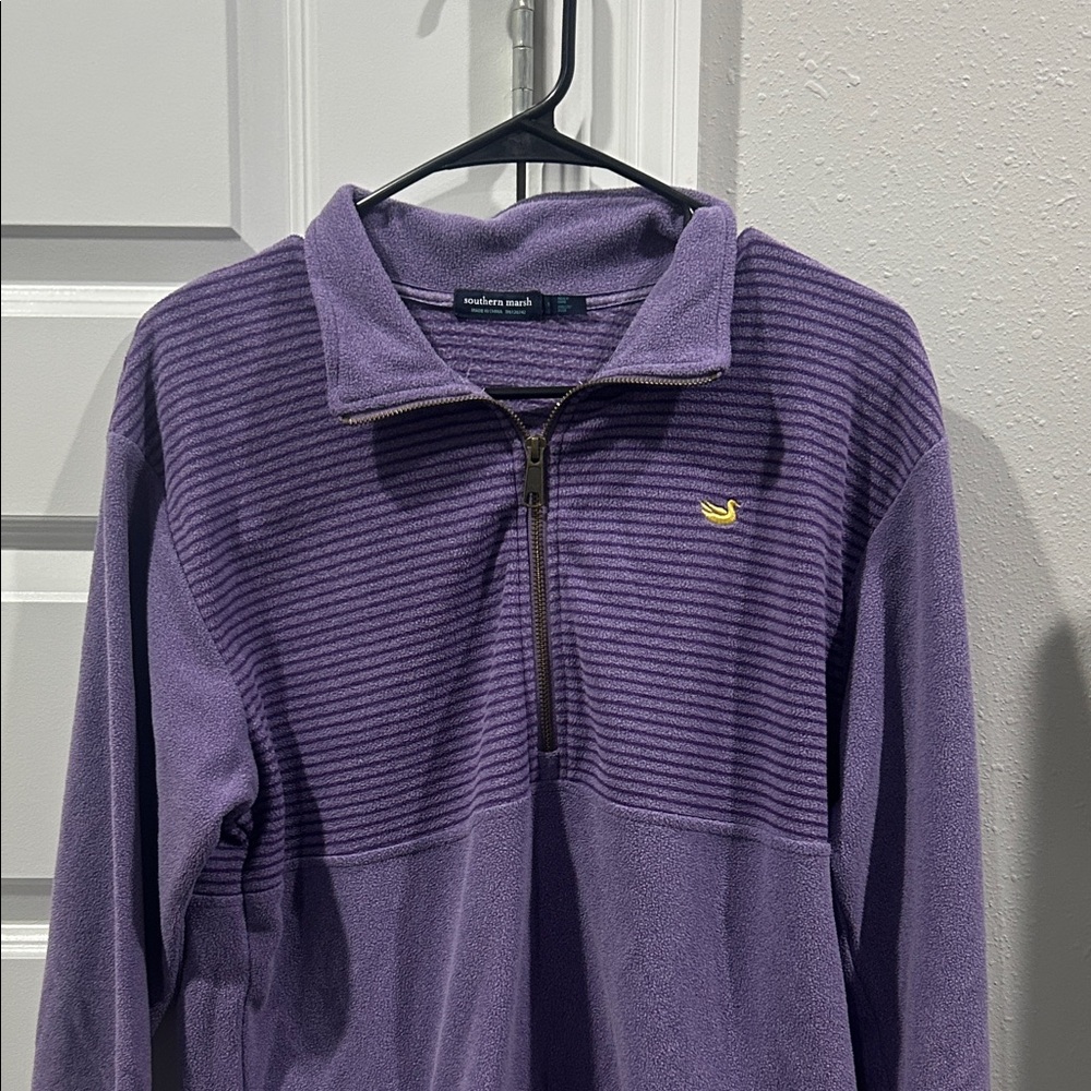 Southern marsh purple quater-zip